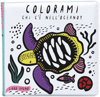 Colorami chi c'e' nello stagno - libro bagno 