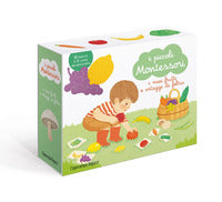 Piccoli montessori - i miei frutti e ortaggi di feltro 