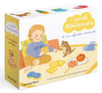 Piccoli montessori - il mio cofanetto sensoriale - con 20 carte ambientali. con 5 carte tattili 
