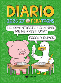 Diario scolastico 2026 - 2027 pera toons 