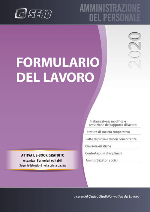 Formulario del lavoro 2020 