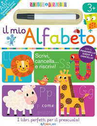 Mio alfabeto - scrivo e riscrivo con pennarello cancellabile 
