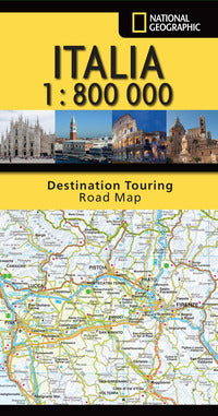 Italia national geographic 1:800.000 