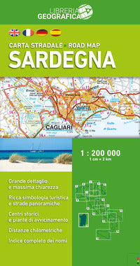 Sardegna carta stradale 1:200.000 