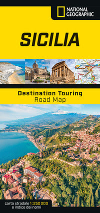Sicilia - road map destination touring 1:250.000 