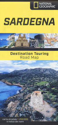 Sardegna - road map destination touring 1:250.000 