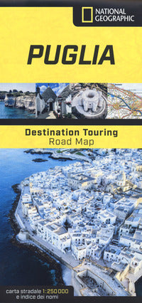 Puglia road map destination touring 1:250.000 