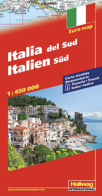 Italia del sud - italien sud 1:650.000 - ediz. bilingue 