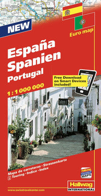 Spagna e portogallo - espana y portugal 1:1.000.000 - ediz. bilingue 