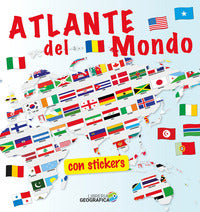 Atlante del mondo - con adesivi 