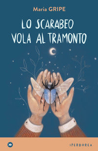 Scarabeo vola al tramonto 