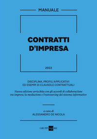 Contratti d'impresa 2022 - manuale 