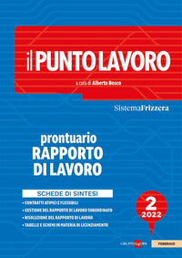 Punto lavoro 2/2022 prontuario rapporto di lavoro 2022 
