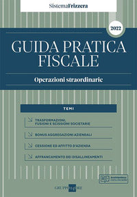 Operazioni straordinarie 2022 