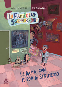 Famiglia sgraffignoni la dama con il boa di struzzo 