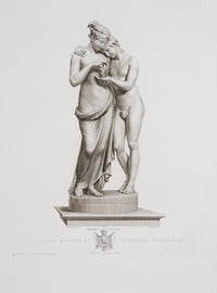 Stampe delle opere scolpite da antonio canova - roma mdcccxvii 1817 