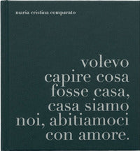 A proposito di casa. volevo capire cosa fosse casa casa siamo noi abitiamoci con amore 