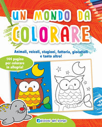 Mondo da colorare - animali veicoli stagioni fattoria 