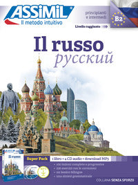 Russo - corso completo con 4 cd - audio con file audio per il download 