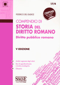 Compendio di storia del diritto romano diritto pubblico romano 