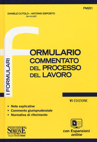 Formulario commentato del processo del lavoro 