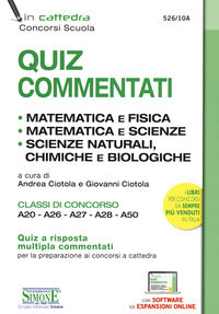 Quiz commentati - matematica e fisica matematica e scienze scienze naturali 
