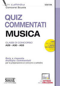 Musica quiz commentati - classi di concorso a29 - a30 - a53 