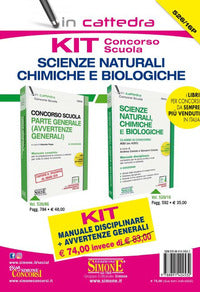 Kit cincorso scuola scienze naturali + avvertenze generali 