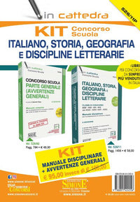 Kit concorso scuola italiano + avvertenze generali 