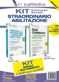 Kit manuale + quiz commentati concorso sucola straordinario ruolo e abilitazione 