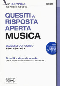 Quesiti a risposta aperta musica 