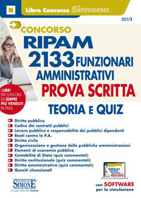 Concorso ripam 2133 funzionari amministrativi prova scritta teoria e quiz 