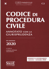 Codice di procedura civile 2020 annotato con la giurisprudenza 