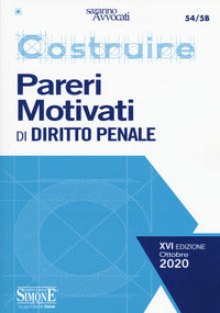 Costruire pareri motivati di diritto penale 