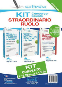 Kit completo concorso scuola straordinario scuola 