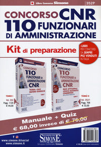 Kit concorso cnr 110 funzionari di amministrazione