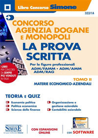 Concorso agenzia doganale e monopoli - la prova scritta tomo 2 