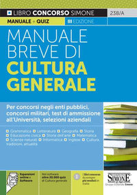 Manuale breve di cultura generale 