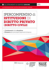 Ipercompendio di istituzioni di diritto privato diritto civile 