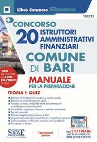 Concorso 20 istruttori amministrativi finanziari comune di bari - manuale per la preparazione 