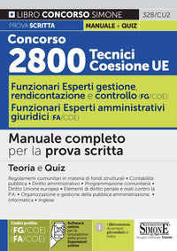 Concorso 2800 tecnici coesiione ue - manuale completo per la prova scritta 