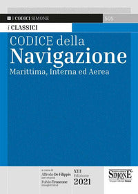 Codice della navigazione marittima ed aerea. 