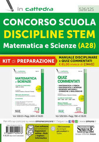 Kit di preparazione concorso scuola discipline stem matematica e scienza 