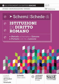 Schemi e schede di istituzioni di diritto romano - metodo schematico simone 