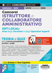Concorsi istruttore e collaboratore amministrativo enti locali - teoria e quiz 