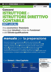 Concorsi istruttore e istruttore direttivo contabile enti locali - manuale 