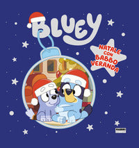 Bluey natale con babbo veranda 
