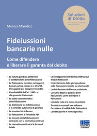 Fideiussioni bancarie nulle - come difendere e liberare il garante dal debito 