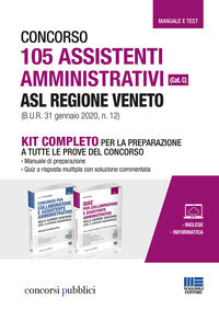 Kit concorso 105 assistenti amministrativi asl regione veneto categoria c 