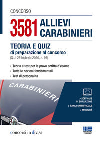 3581 allievi carabinieri - teoria e quiz 